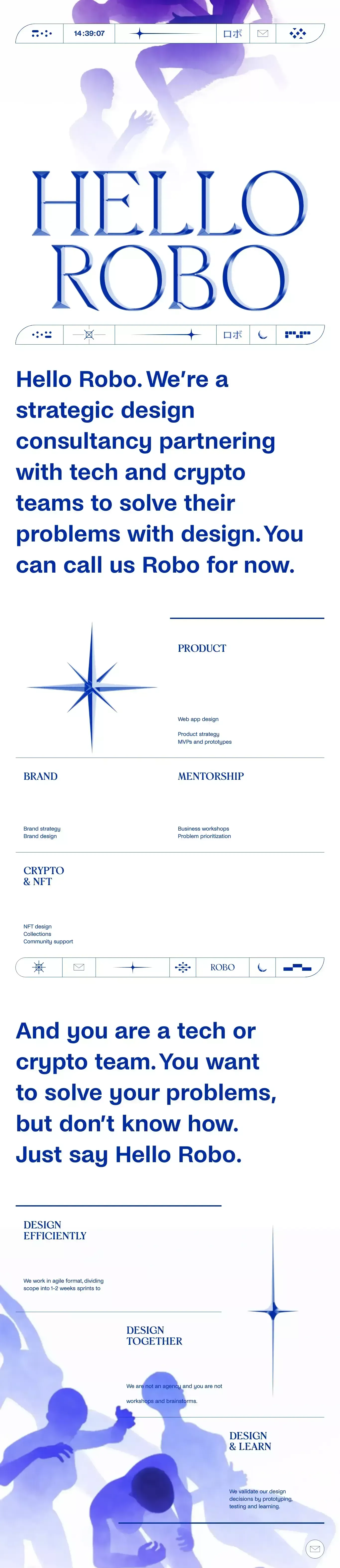 Robo - website design