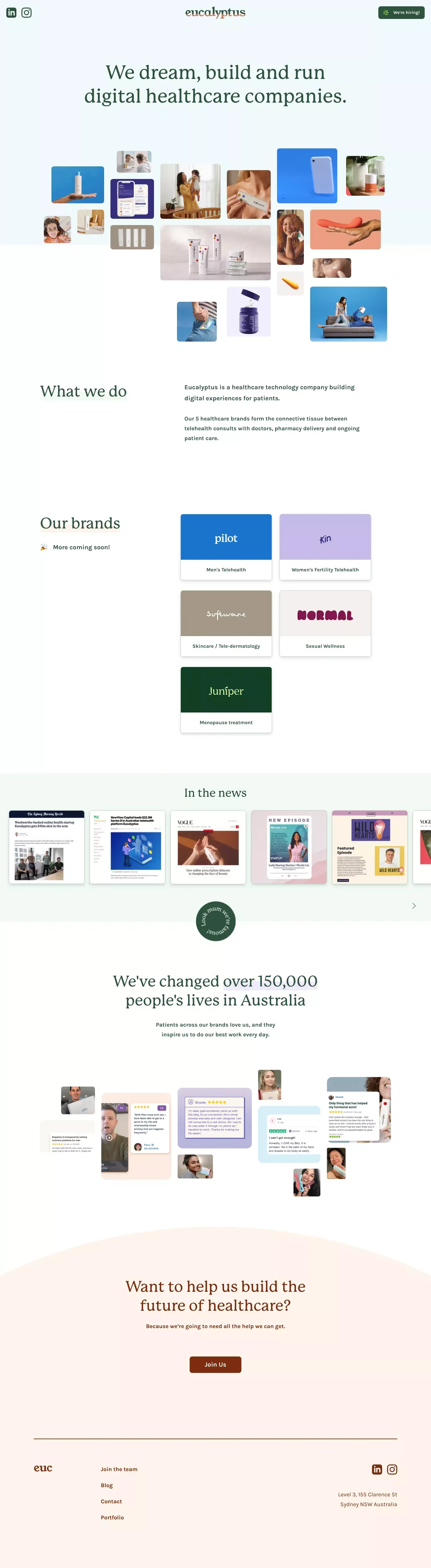 Eucalyptus - Portfolio design