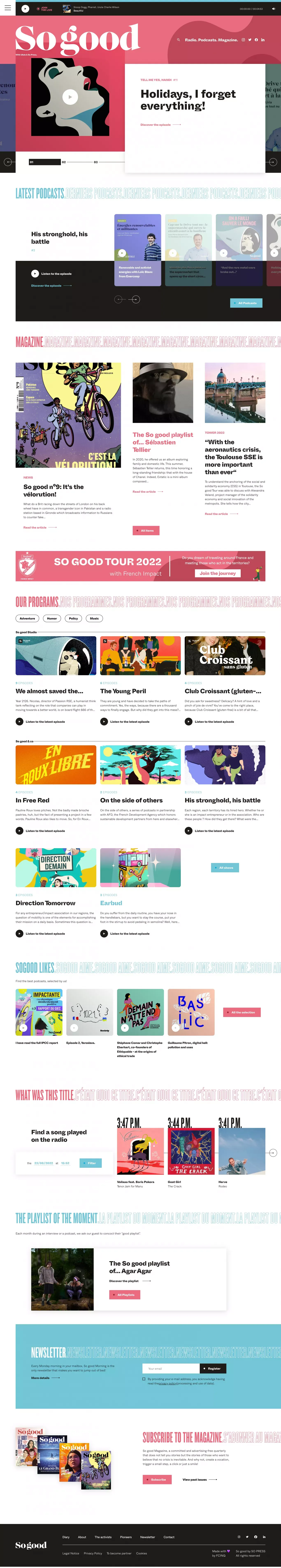So good avec Ulule et So Press | Podcast, Radio & Magazine - Blog design