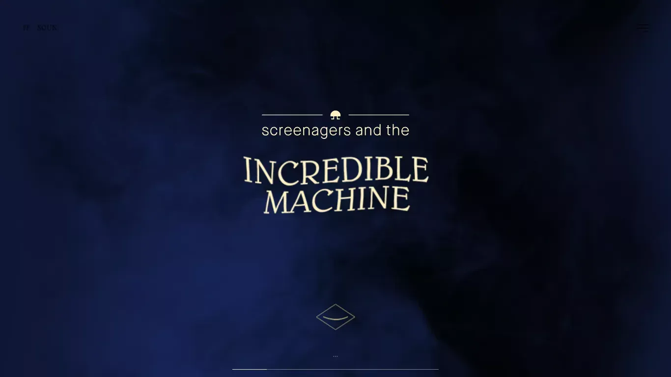 screenagers & the incredible machine - Portfolio design