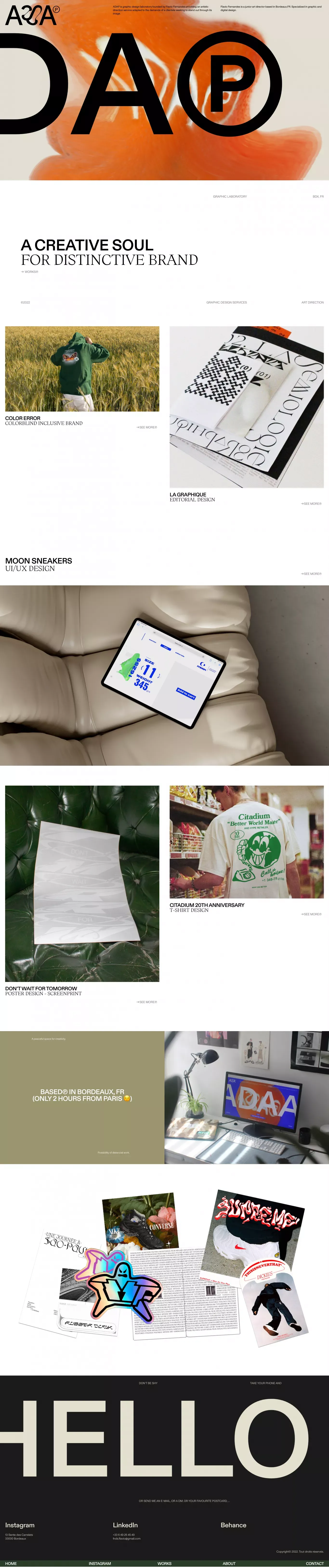 ADAAAP - Portfolio design