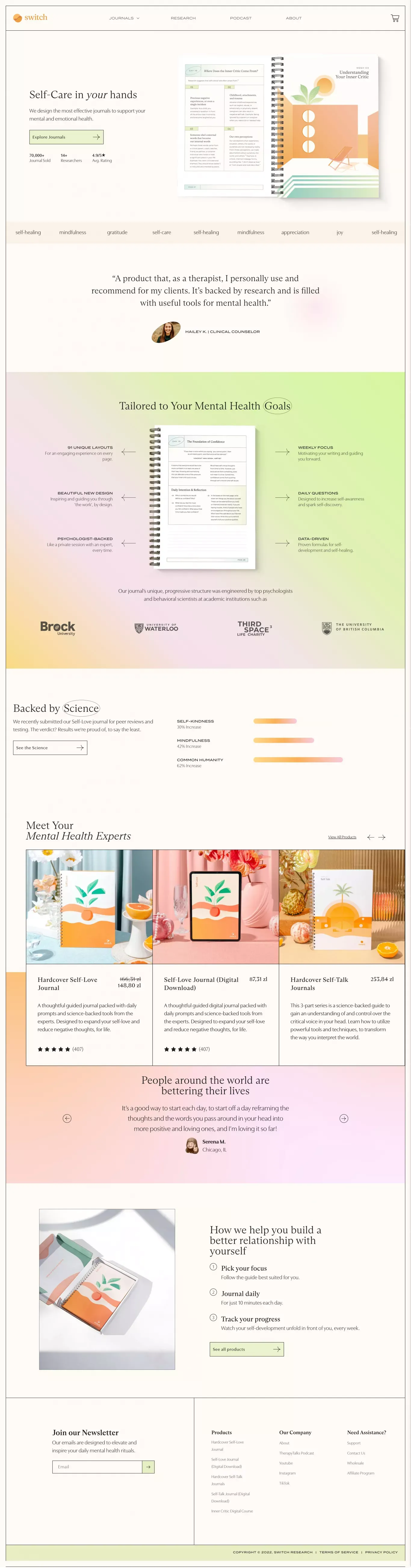 Switch Research – Switch Research - Ecommerce design