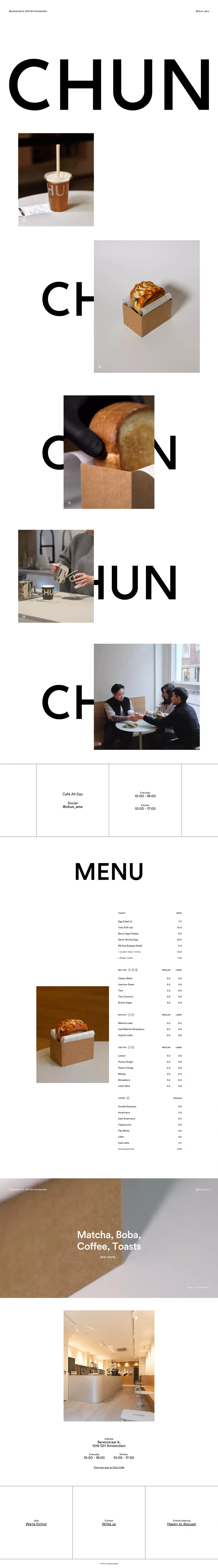 Chun CafÃ© | Berenstraat 8, 1016 GH Amsterdam - Other design