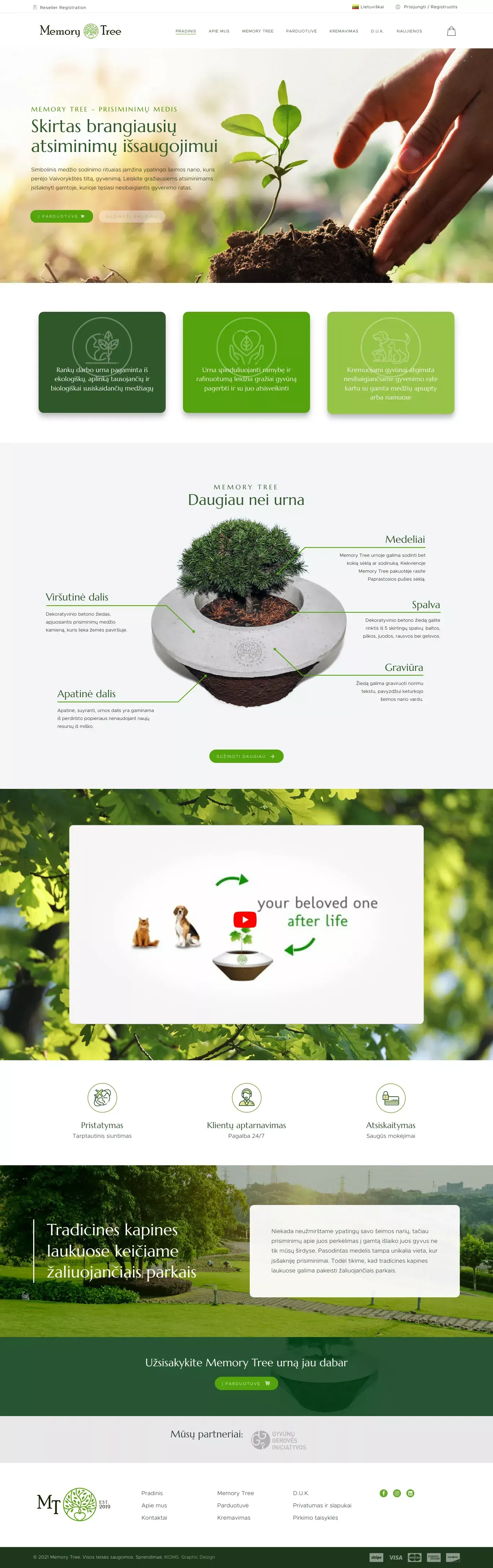 Pradinis — Pet Memory Tree - Ecommerce design