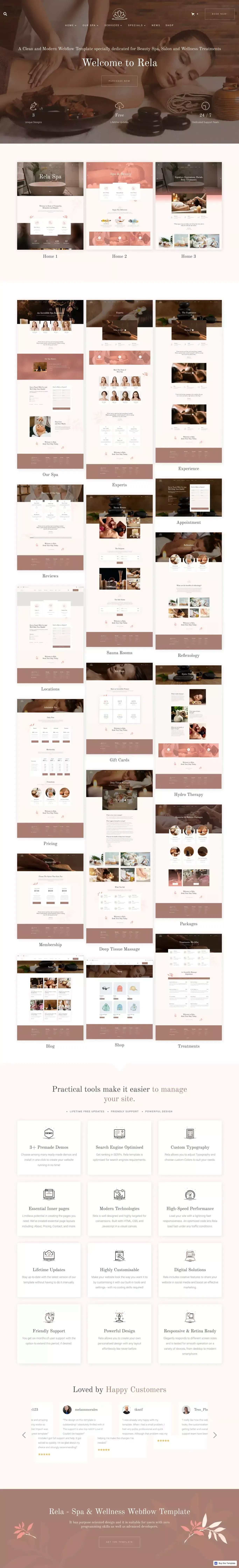 Landing - Template design