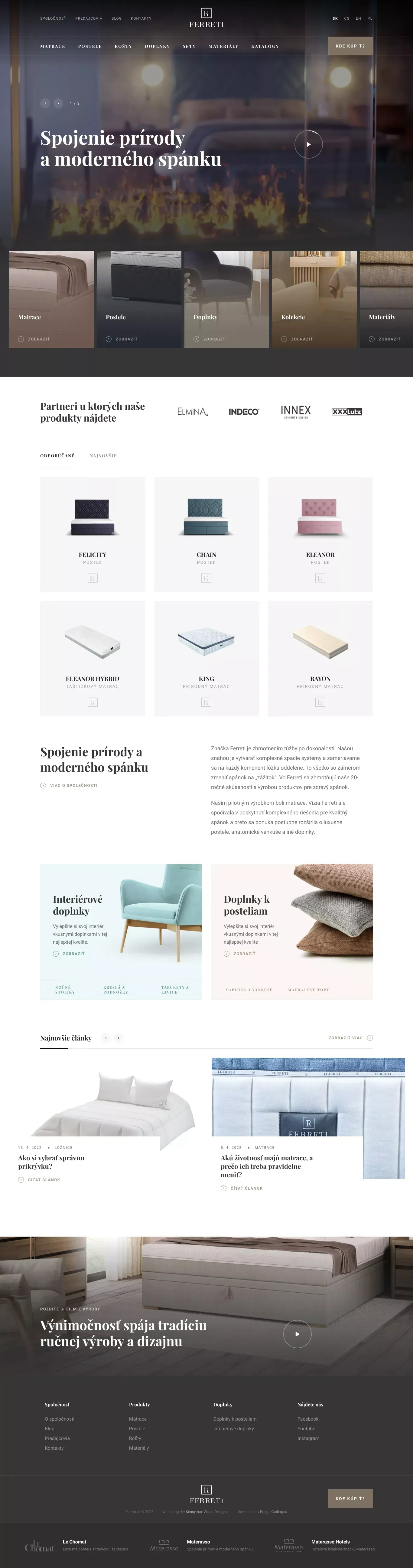 Ferreti - Matrace, postele a dopnky pre spánok - Other design