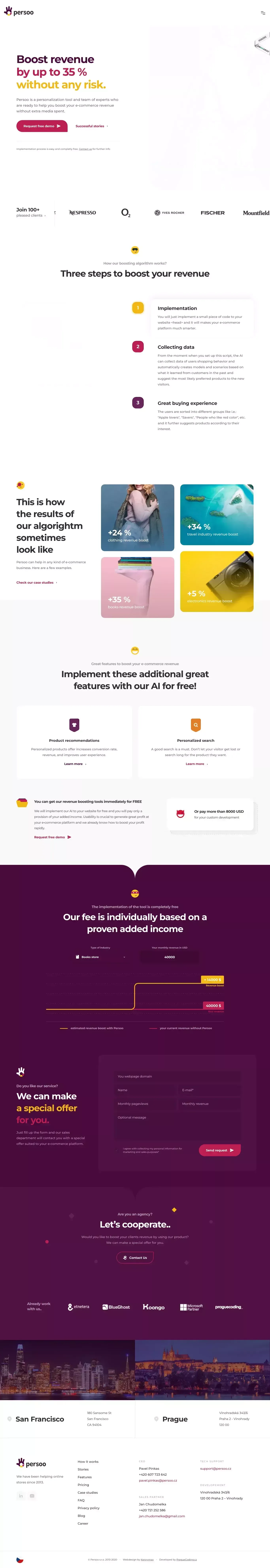 Persoo | boost your revenue by up to 35 % - Other design