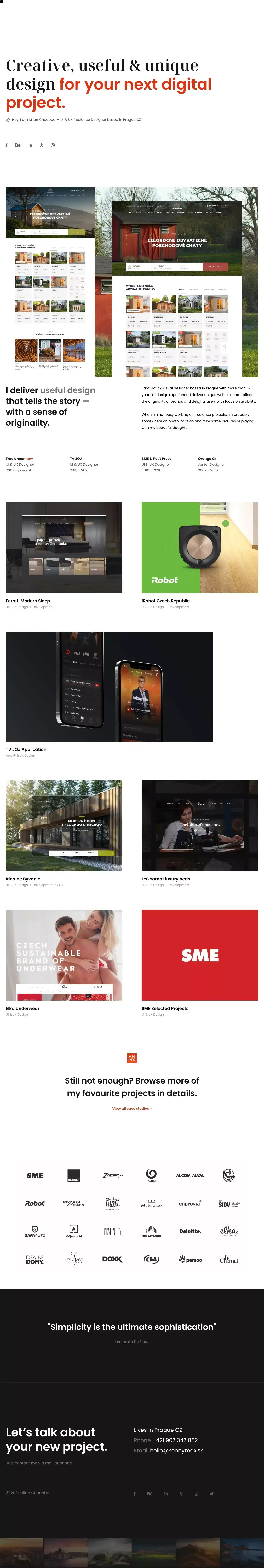 Kennymax Visual Designer - Portfolio design