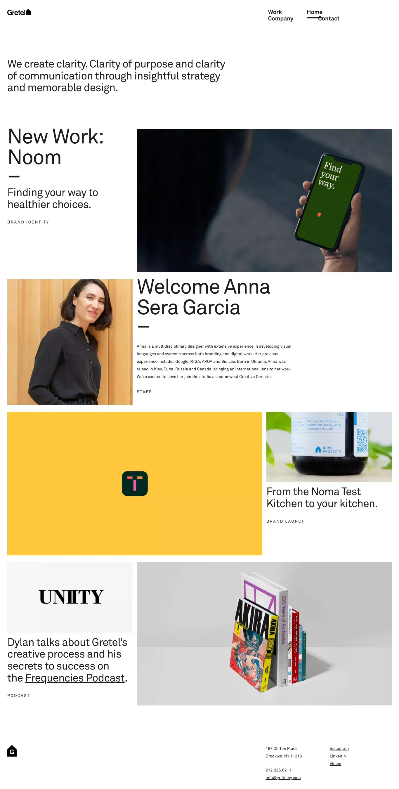 Gretel - Portfolio design