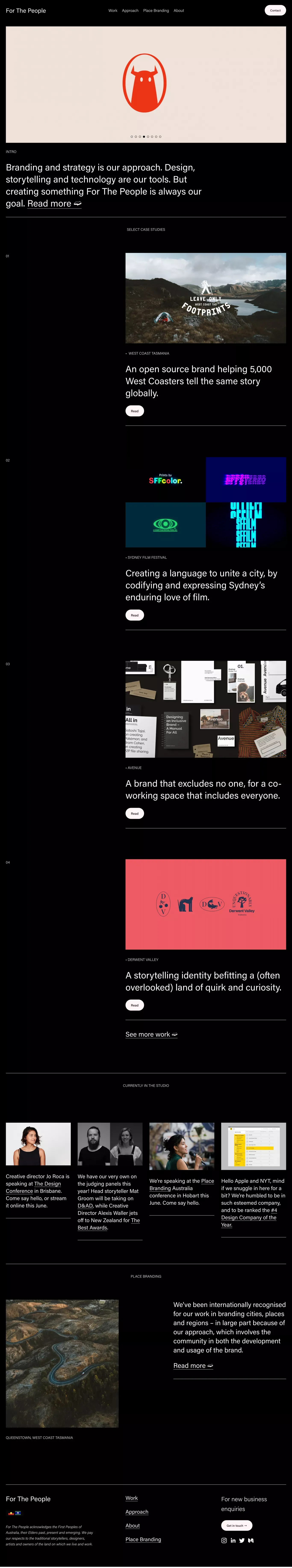 For The People - Portfolio design