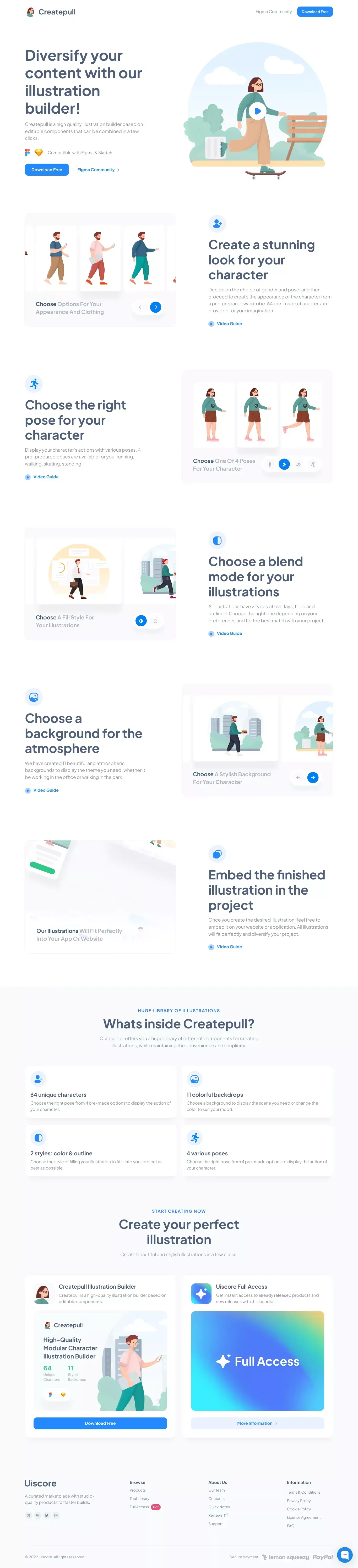 Createpull Illustration Builder - Other design