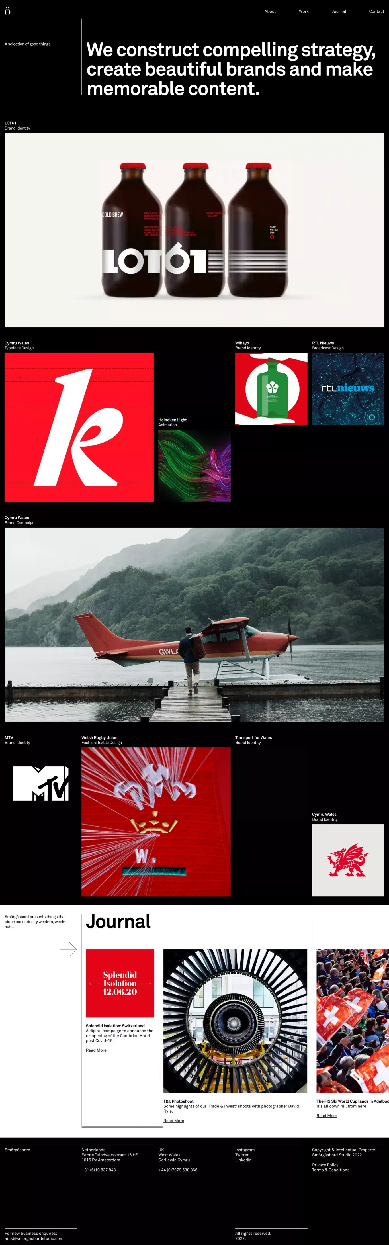 Smörgåsbord - Portfolio design
