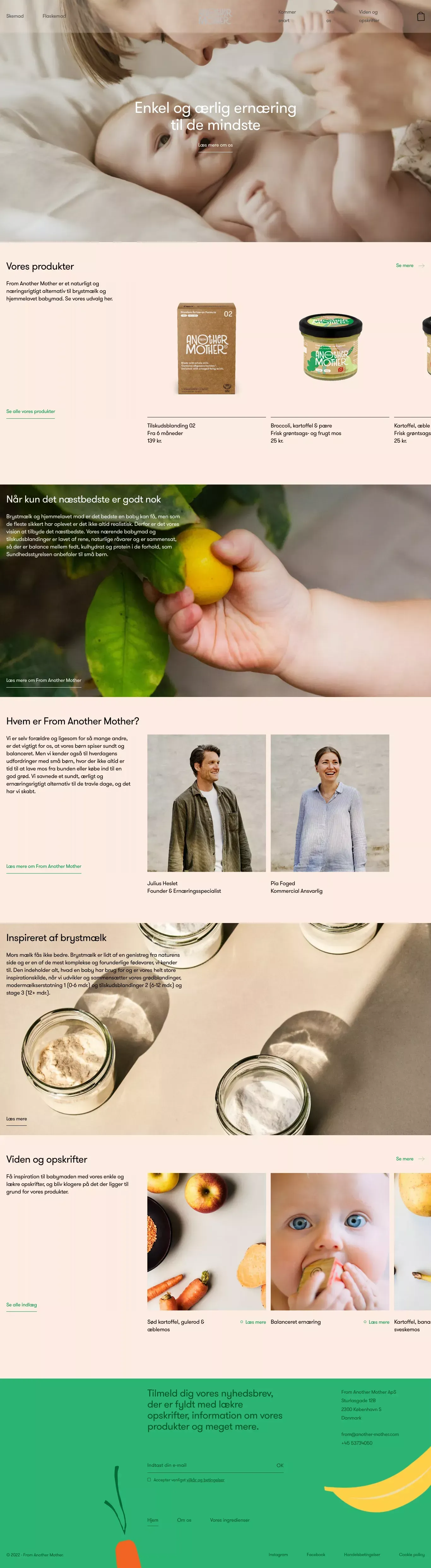 From Another Mother - Ecommerce design