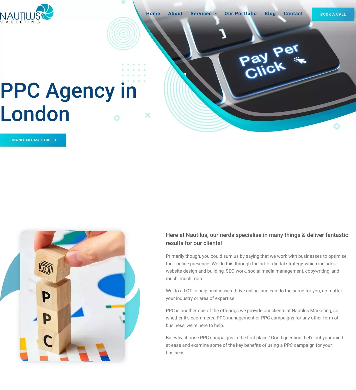 PPC Agency London - Pay Per Click Management Services - eCommerce PPC Management - website design