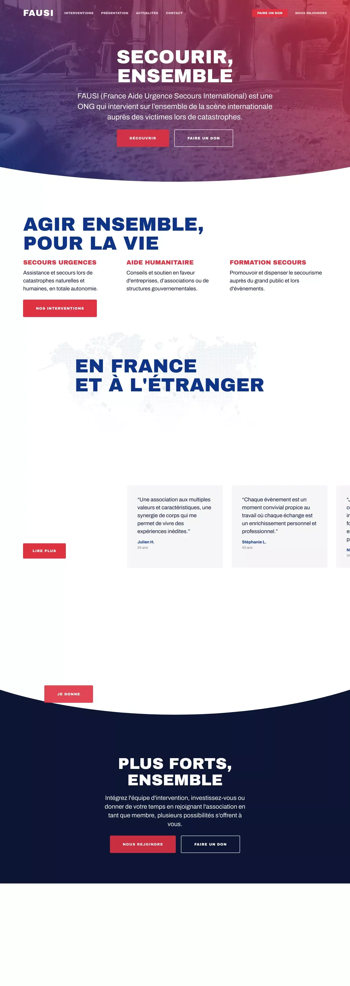 FAUSI (France Aide Urgence Secours International) - Other design