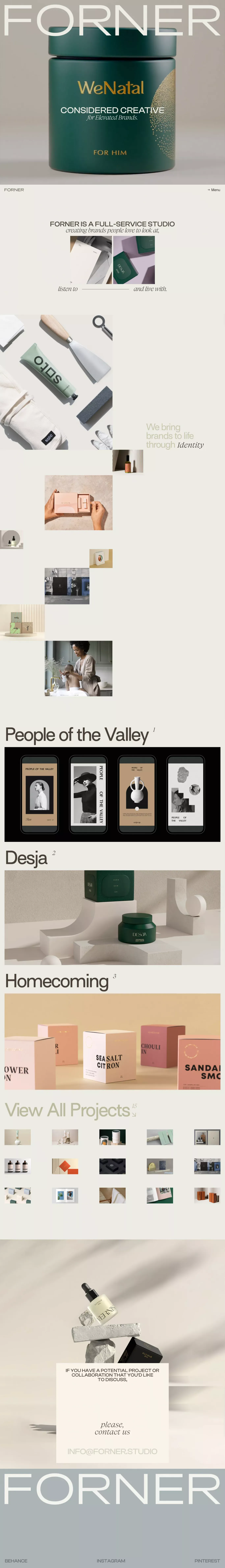 Forner - Forner - Portfolio design