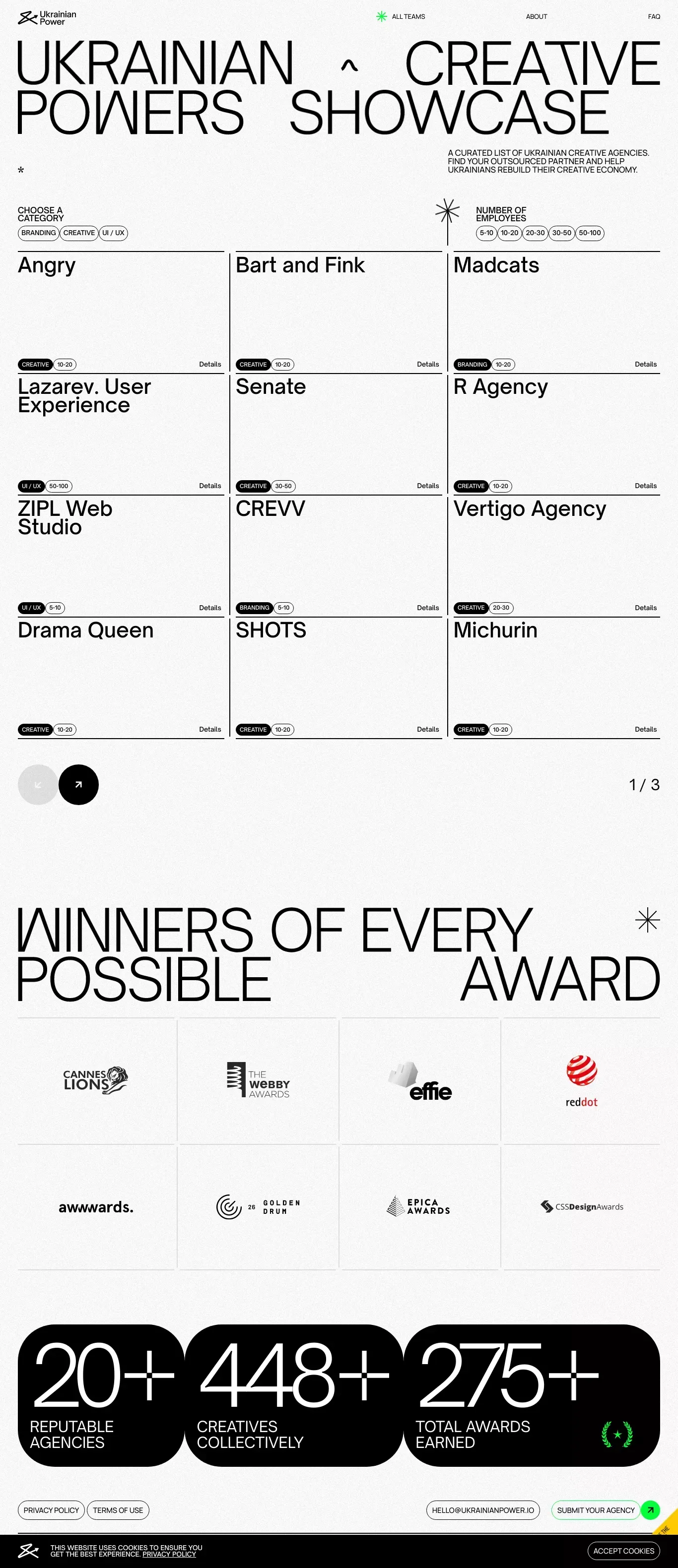 Agencies | Ukrainian Power - Other design