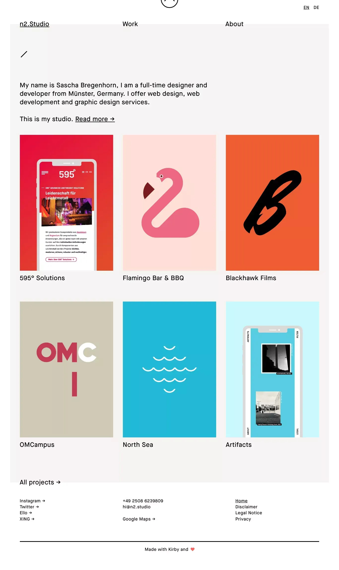 Home | n2.Studio - Portfolio design
