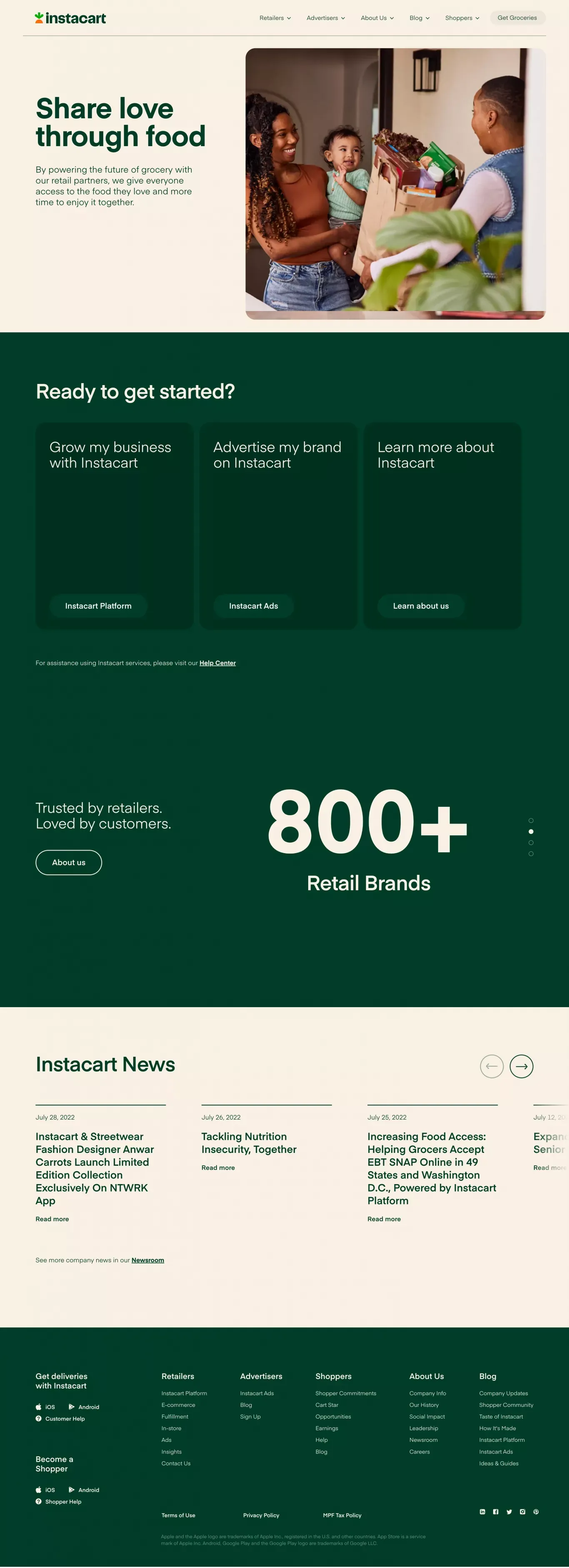 Instacart Company | Home - Other design