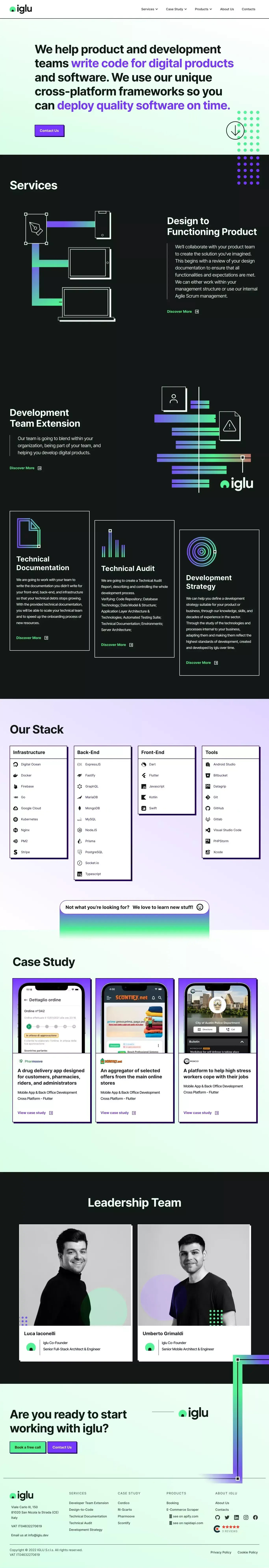 iglu - Portfolio design