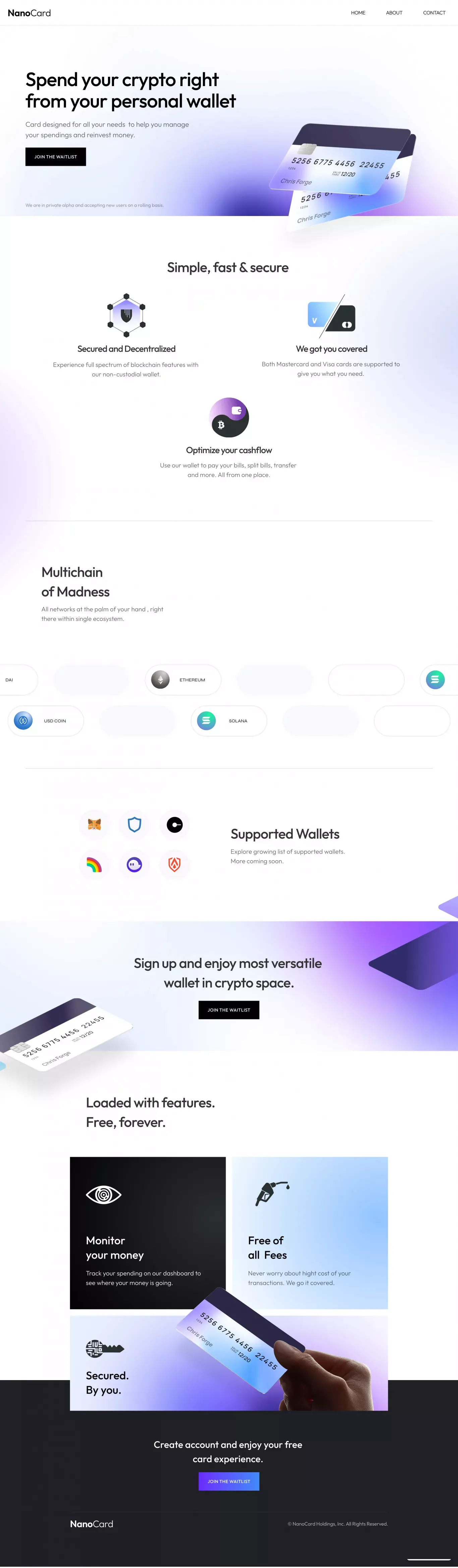 Template #1 - Landing design