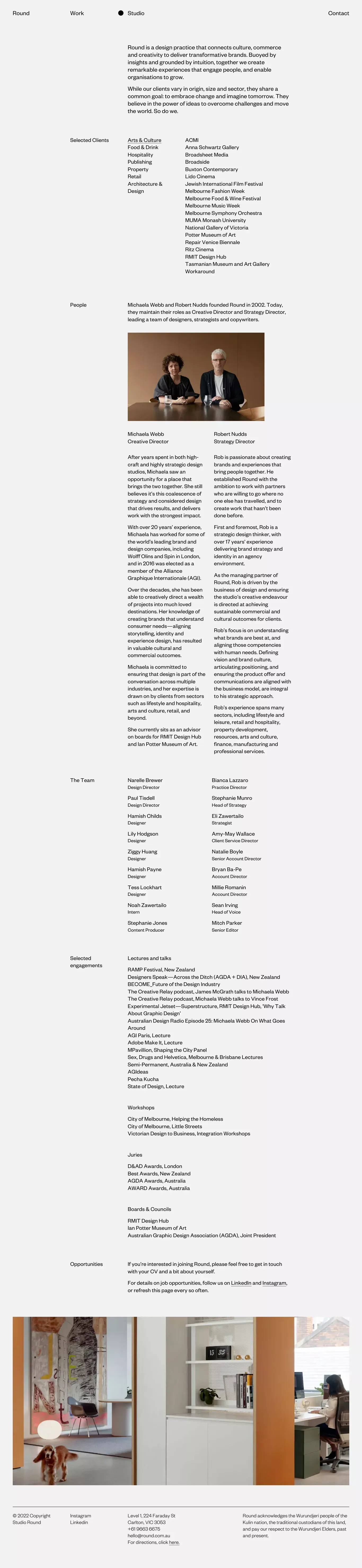 About â Studio Round - About Us  design