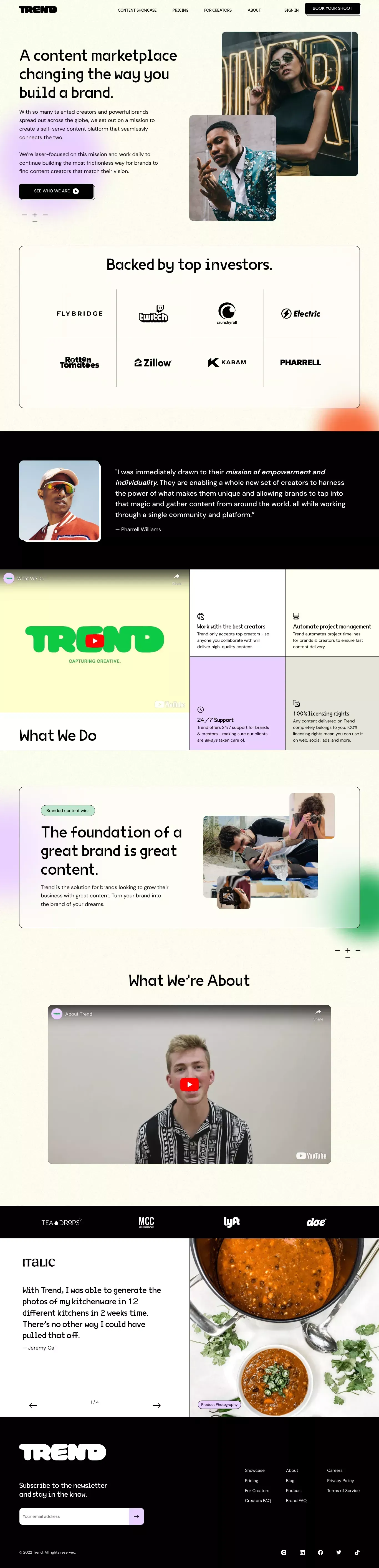 About | Trend - About Us  design