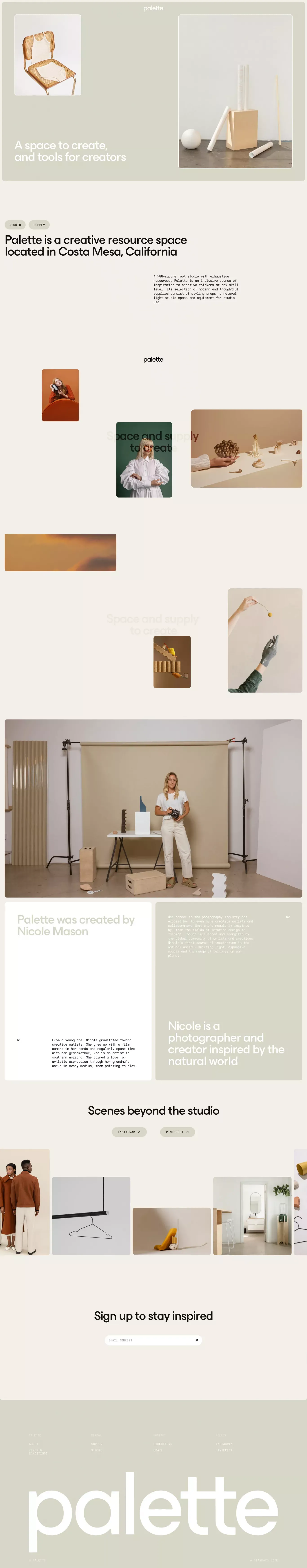 About – Palette Supply - About Us  design