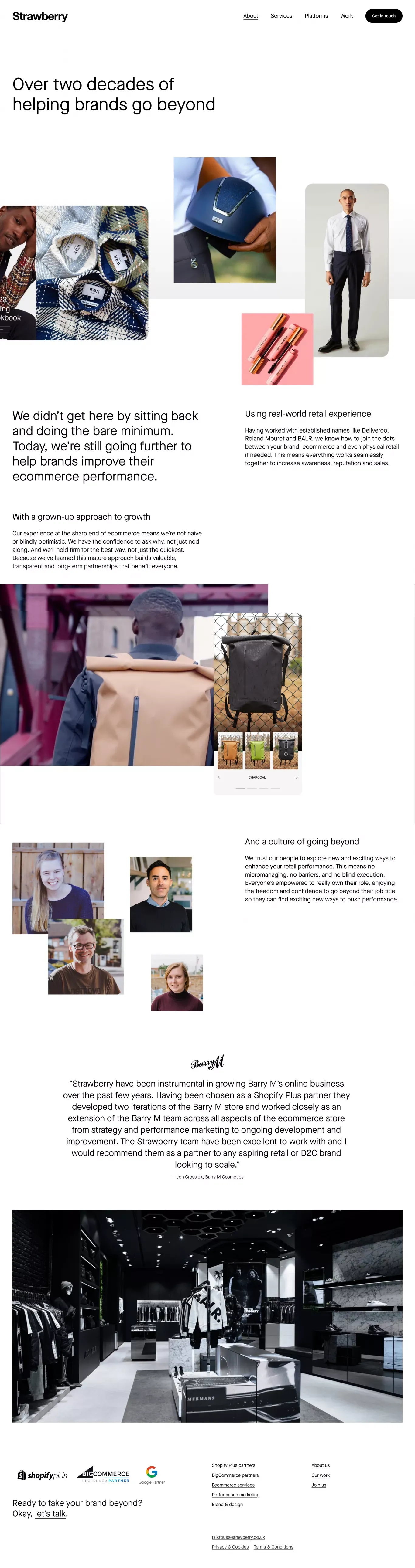 About — Strawberry - About Us  design