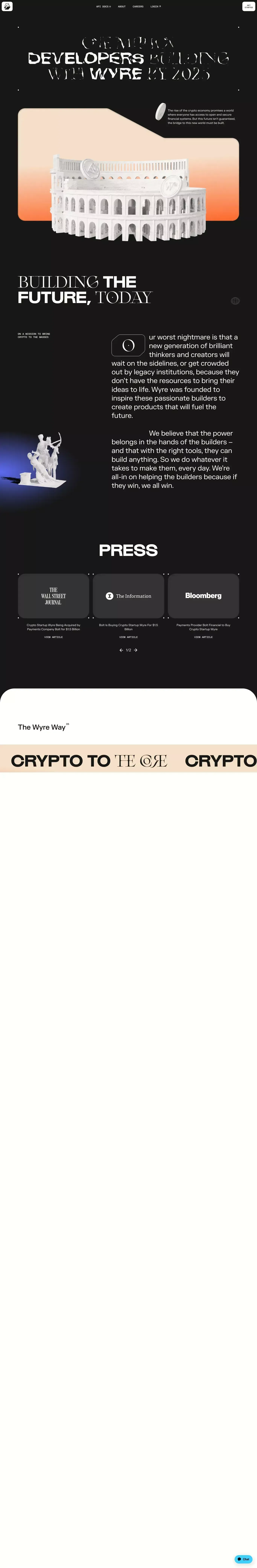 About Wyre - About Us  design