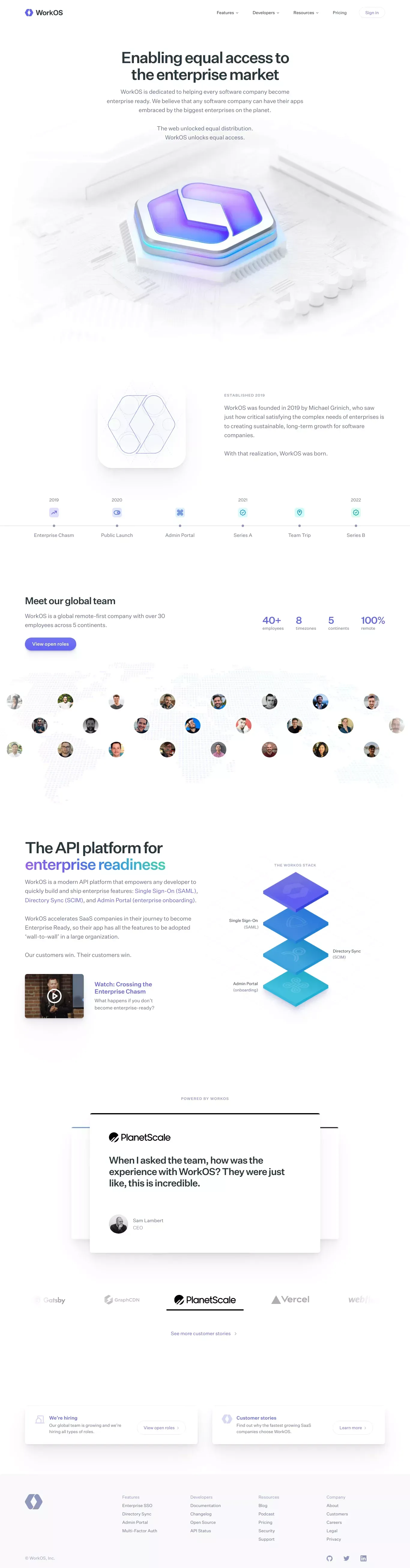 About — WorkOS - About Us  design
