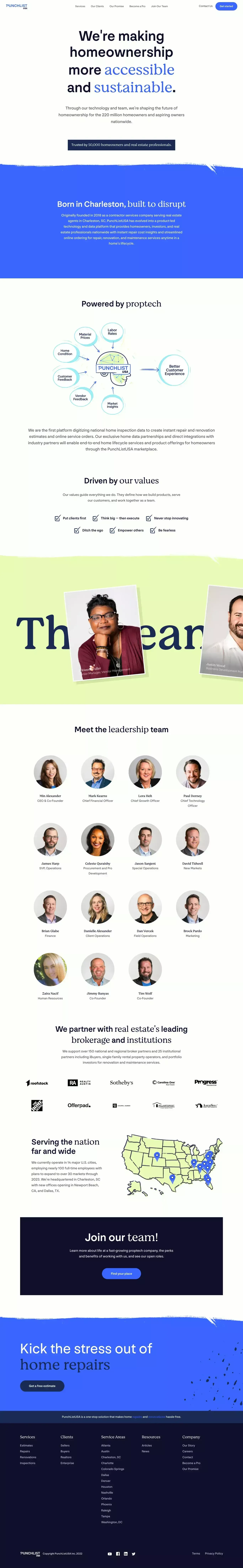 About - PunchListUSA - About Us  design