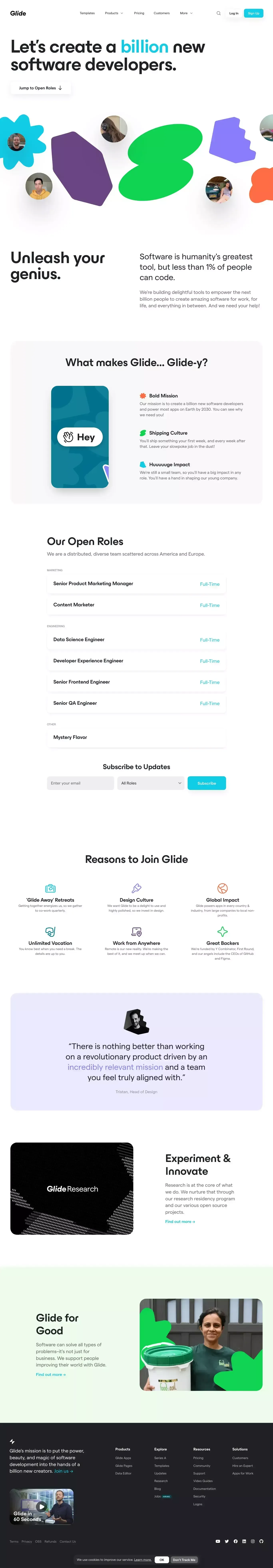 Glide Jobs – Join us! - Career design