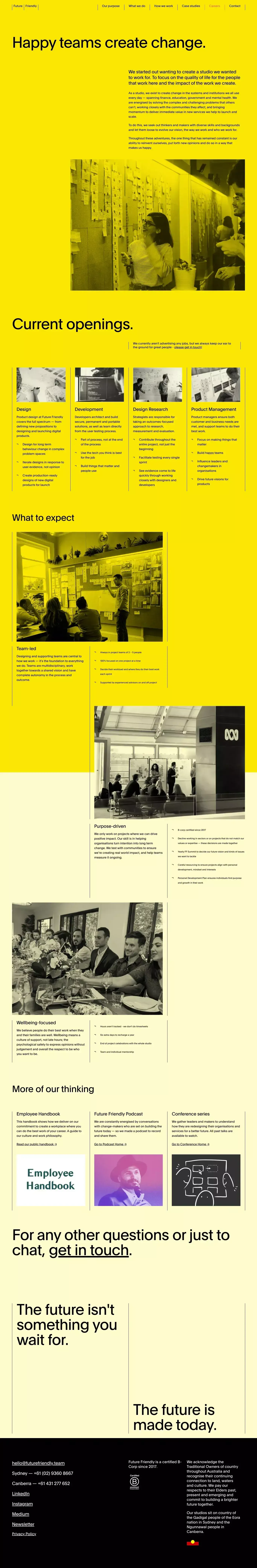 Future Friendly (Formerly Mentally Friendly) - Digital service strategy & product delivery. - Career design
