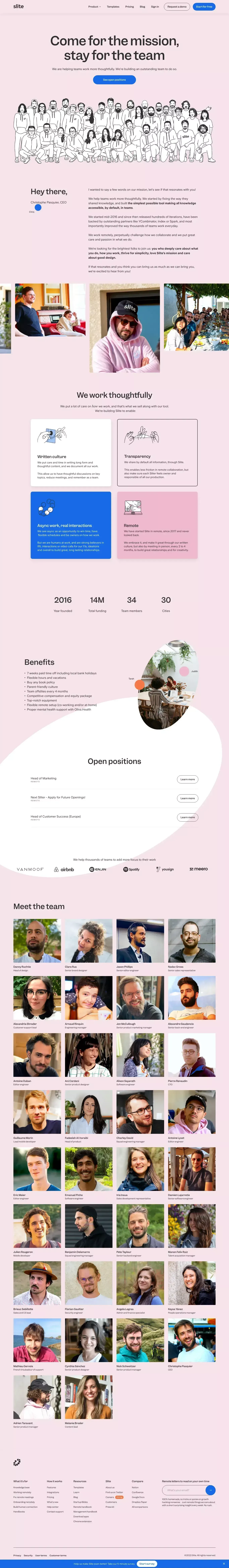 Careers at Slite - Career design
