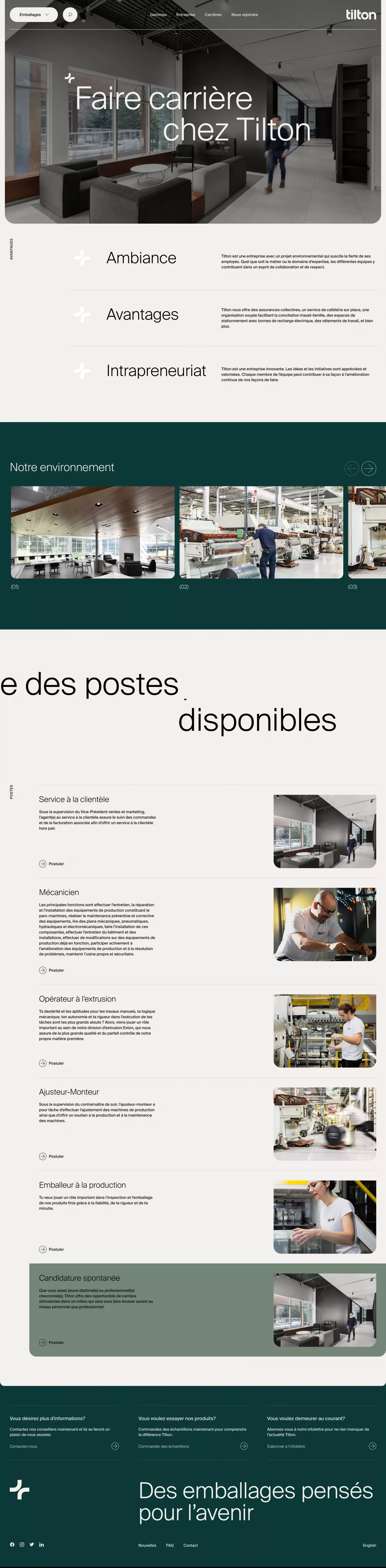 Carrières - Career design