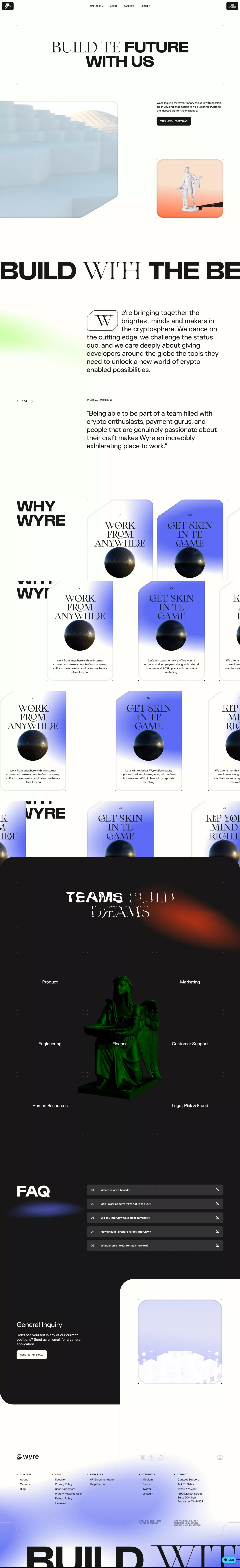 Wyre | Careers - Career design