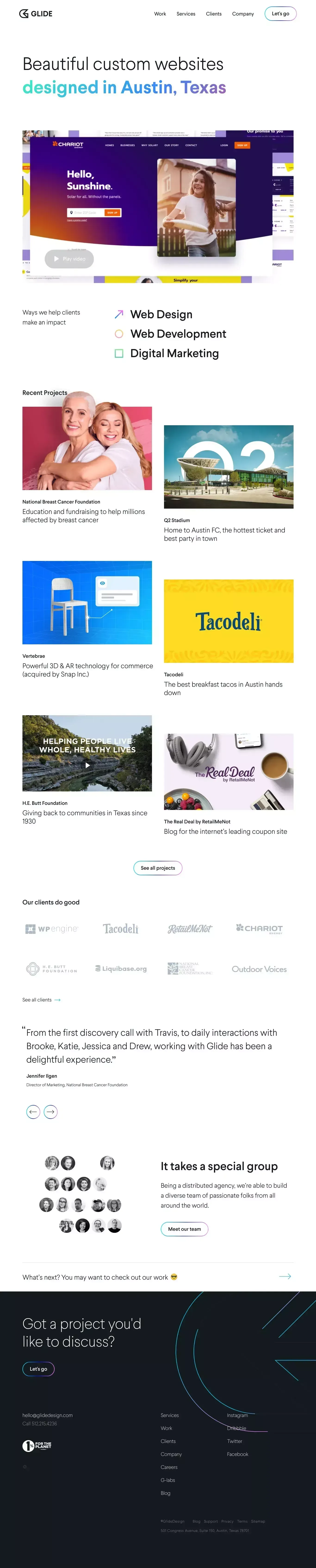 Austin Web Design, Development & SEO - Texas-based Company - website design