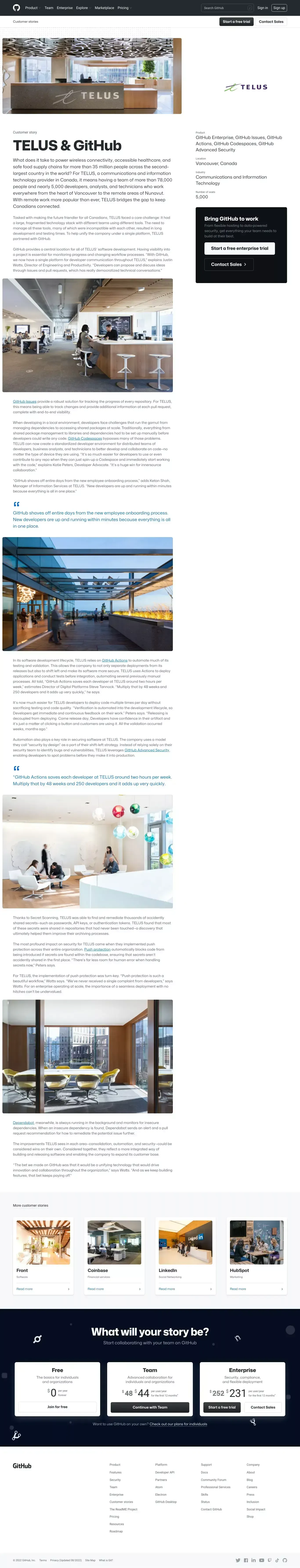 TELUS · GitHub - Case Study design