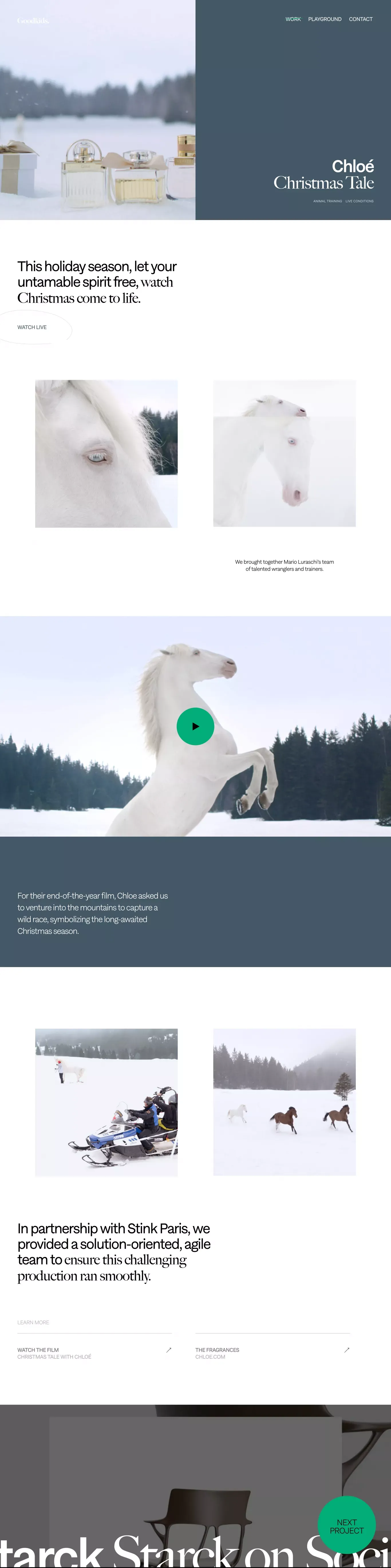 Goodkids | ChloÃ© - Christmas Tale - Case Study design