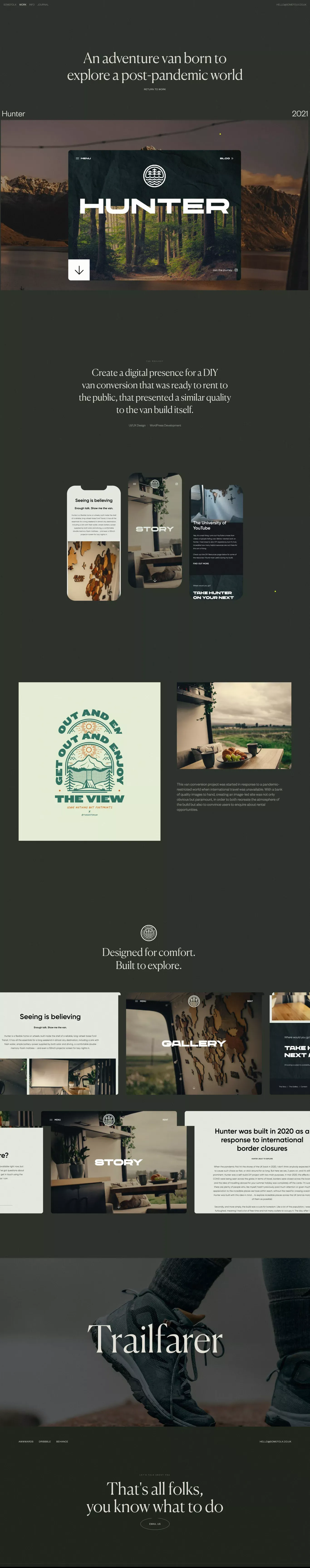 Hunter | Our Work | SomeFolk - Case Study design