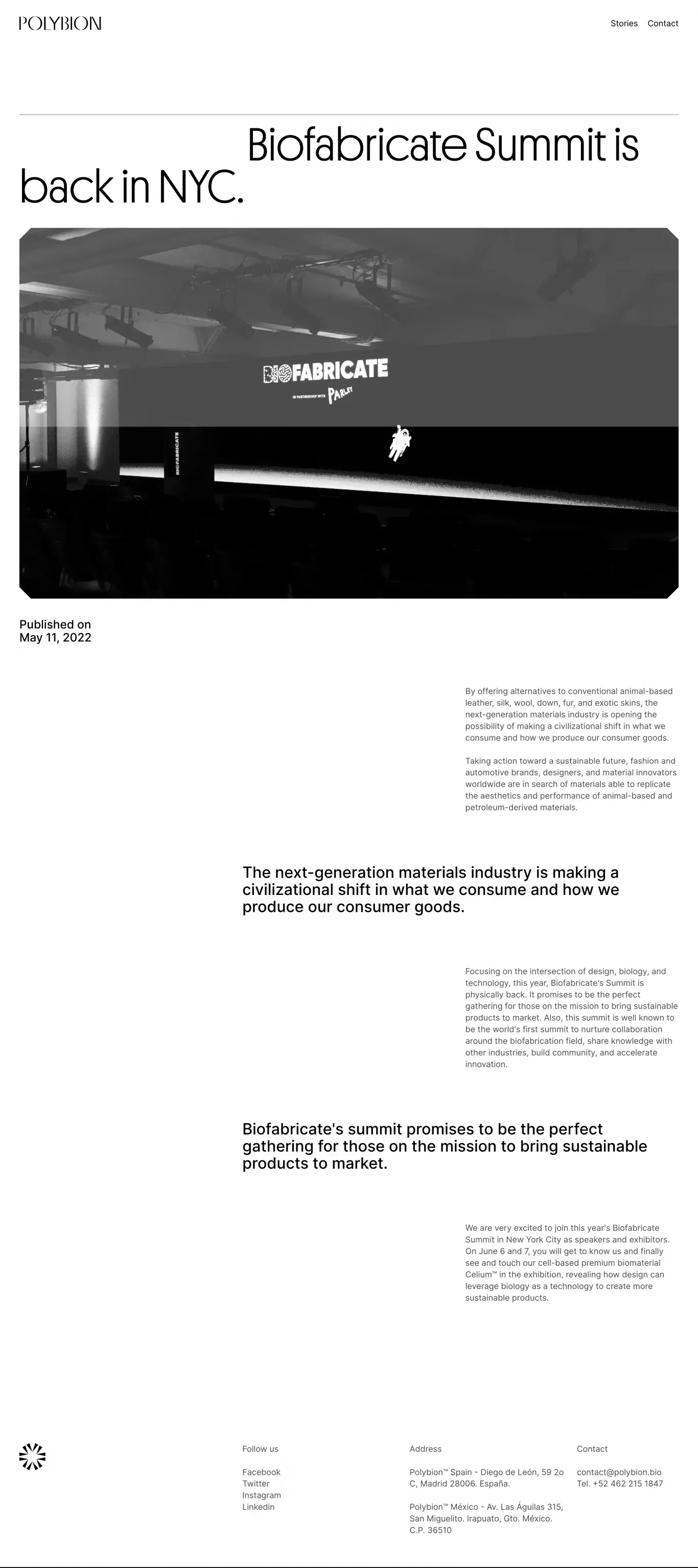 Polybion - Blog Post design