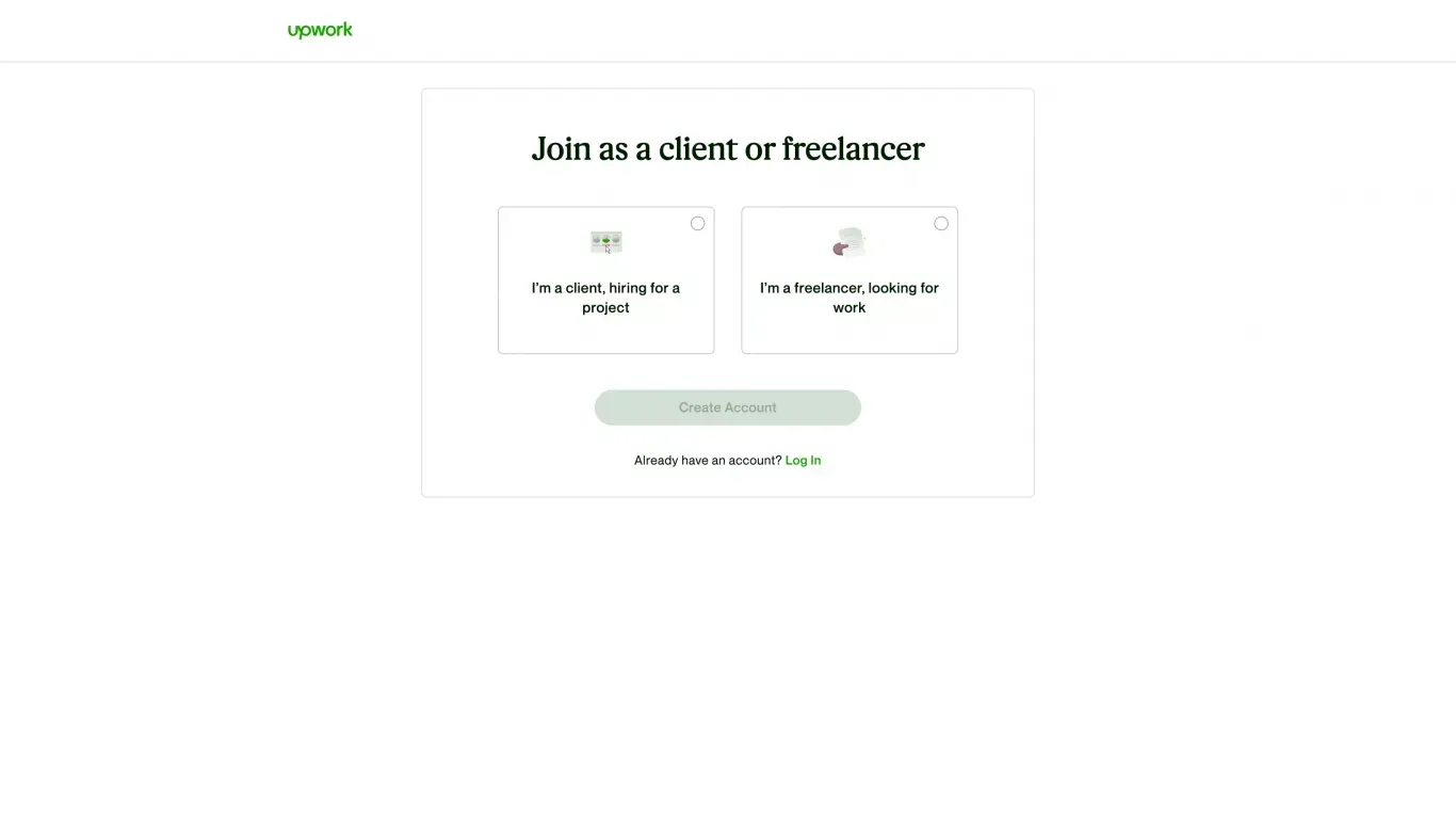 Just a moment... - Sign Up design