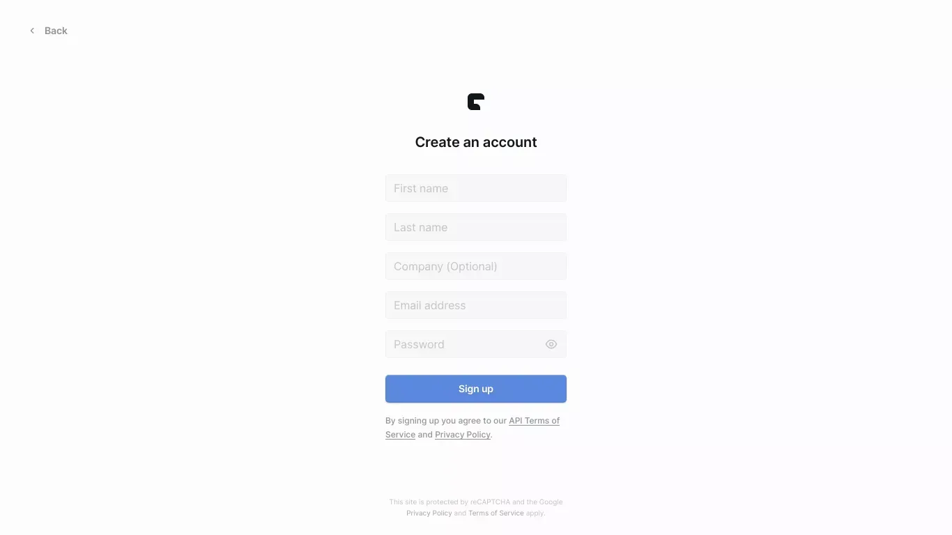 Column - Sign Up design