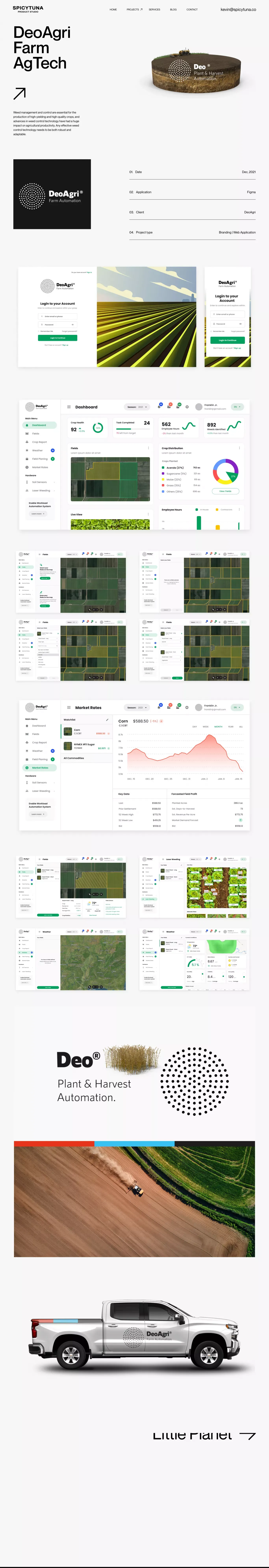 DeoAgri Farm Management | Tampa, FL | SpicyTuna Design - Case Study design
