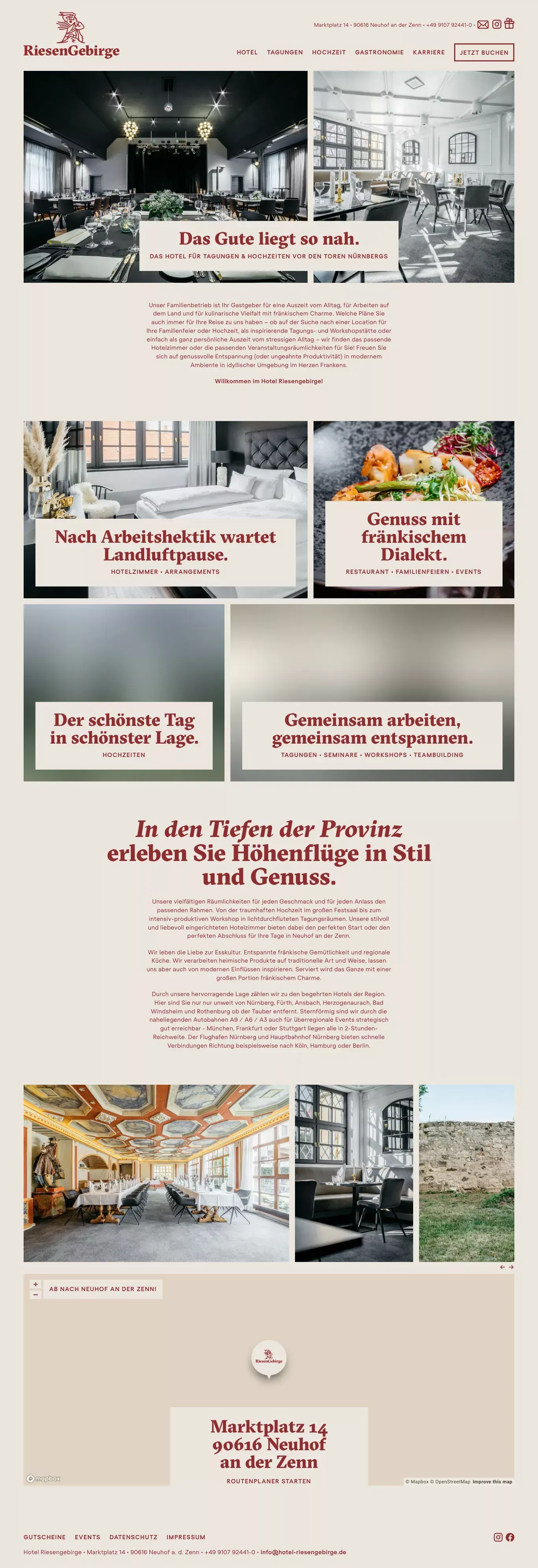 Hotel Riesengebirge · Das Hotel für Tagungen & Hochzeiten vor den Toren Nürnbergs - Other design