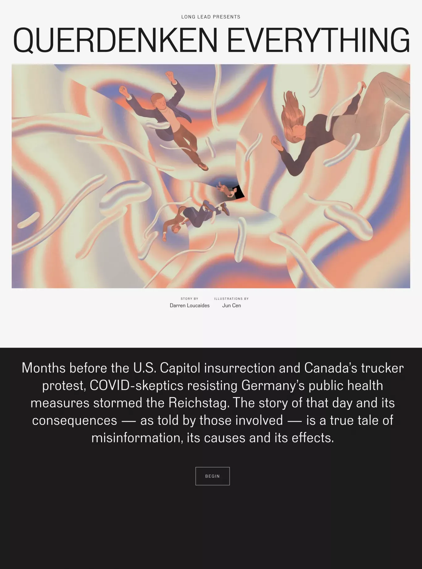 Querdenken: Freedom Movement or COVID Misinformation? - Blog design