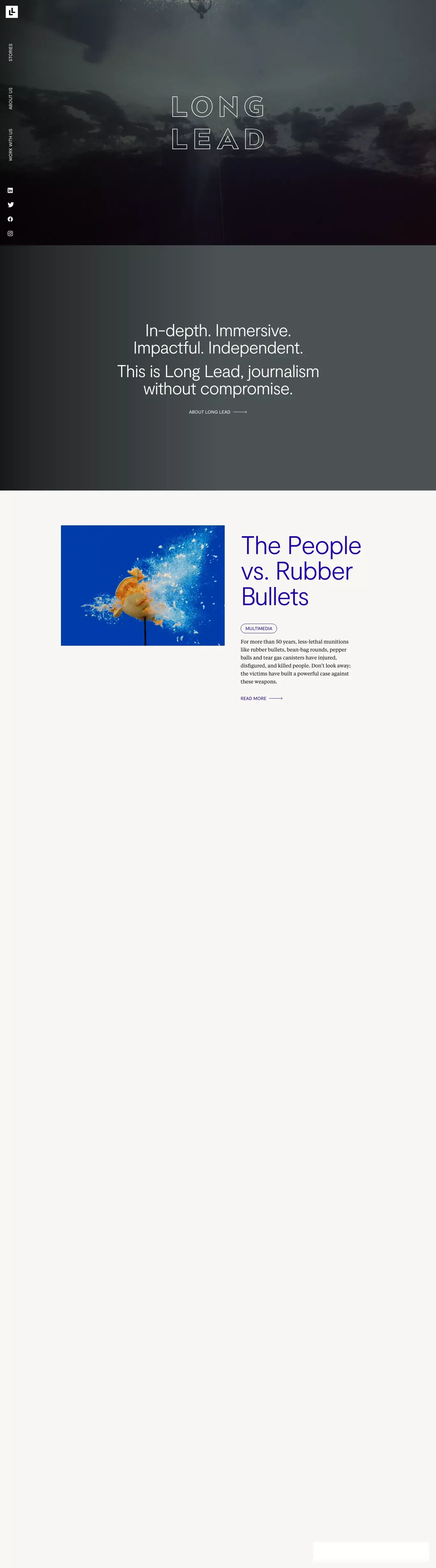 Long Lead - Portfolio design