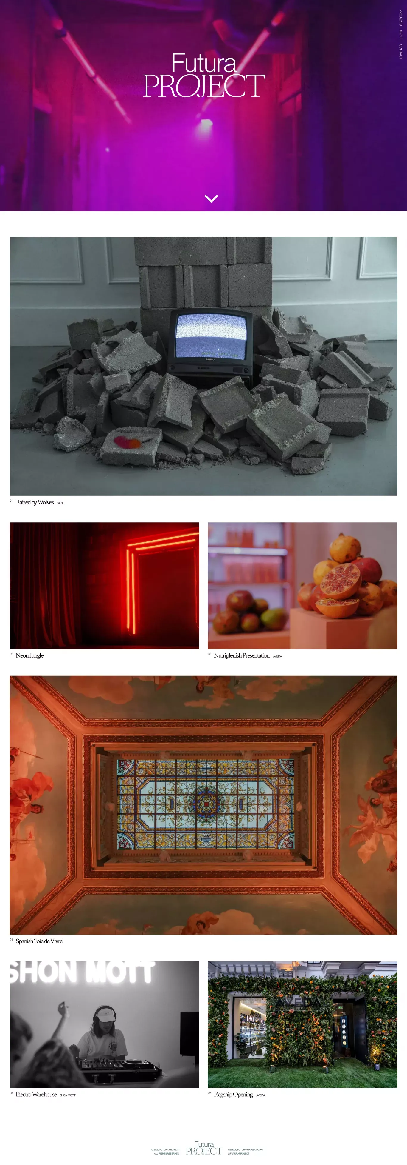 ESTUDIO CREATIVO - FUTURA PROJECT (Digital Media Solutions) - Portfolio design