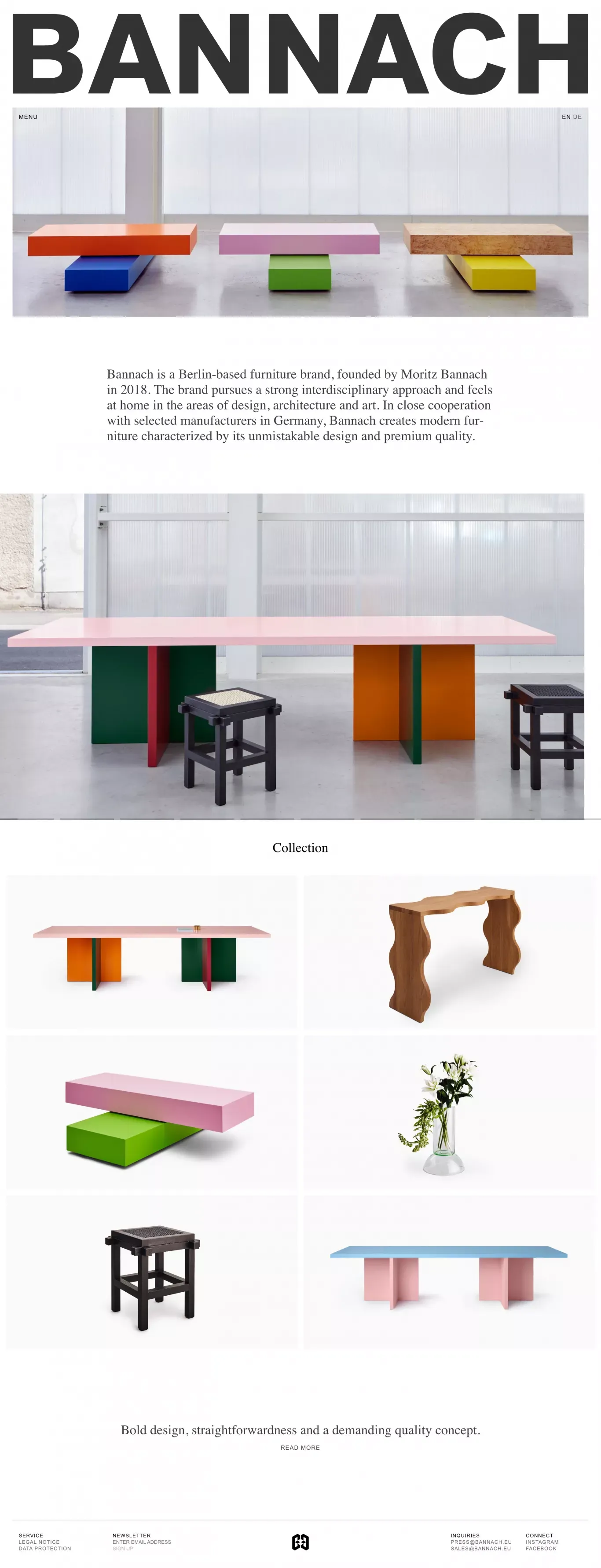 Bannach - Portfolio design